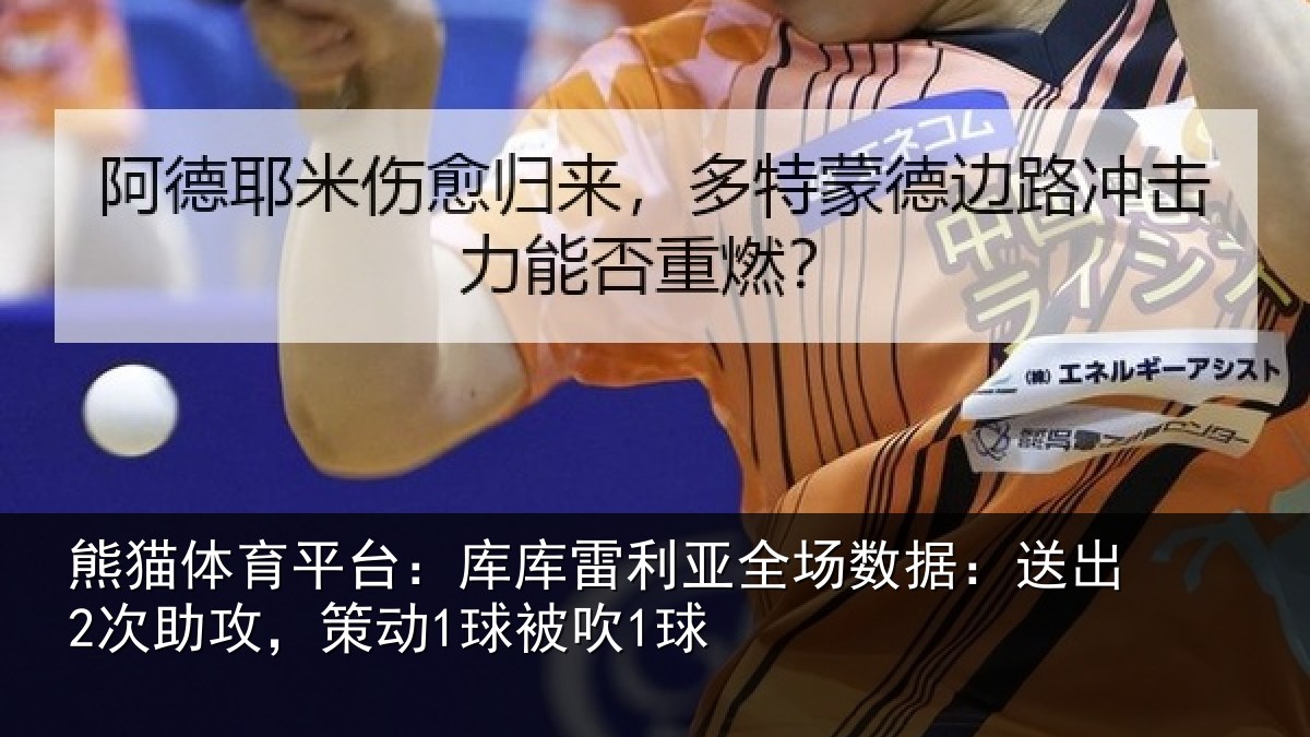 熊猫体育平台：库库雷利亚全场数据：送出2次助攻，策动1球被吹1球